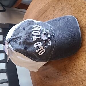 NEW San Diego Old Town souvenir hat ball cap adjustable white/gray adult sized